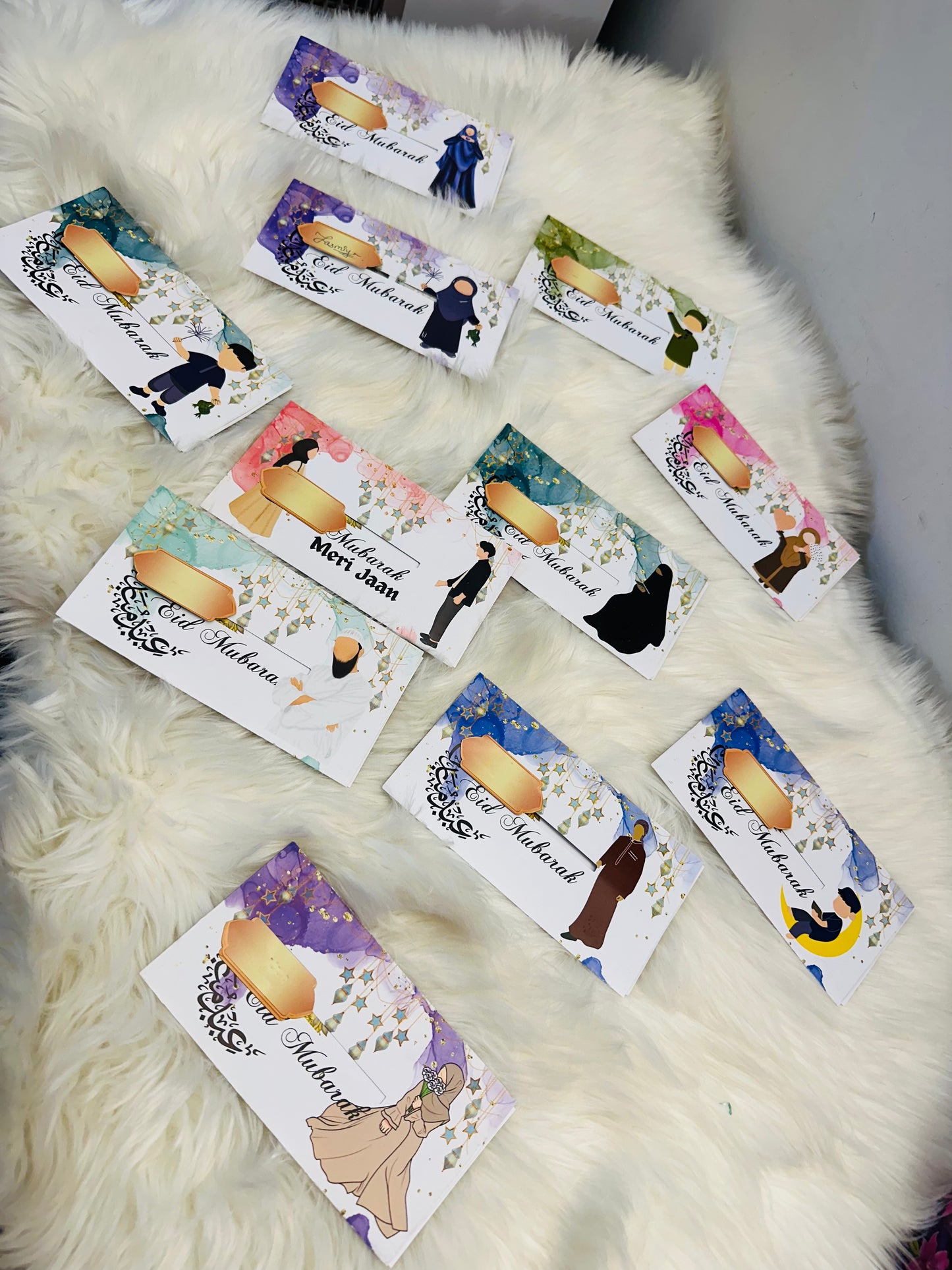 Slide Eidi Cards Pack Of 10 piece